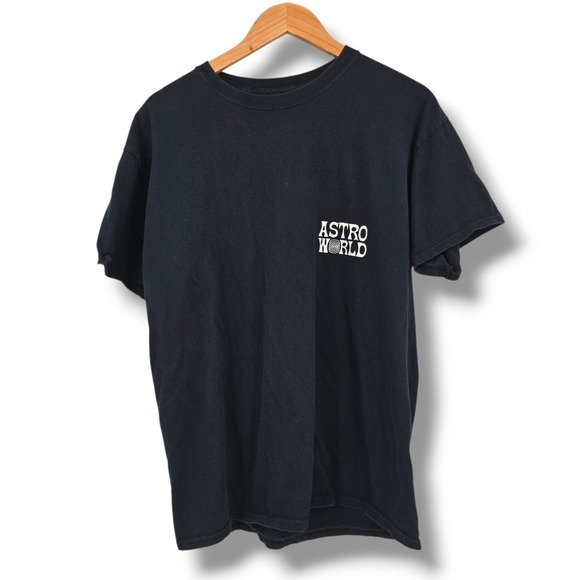 Travis Scott Astroworld Wish You Were‎ Here Graphic Print T-Shirt Large - Picture 1 of 7
